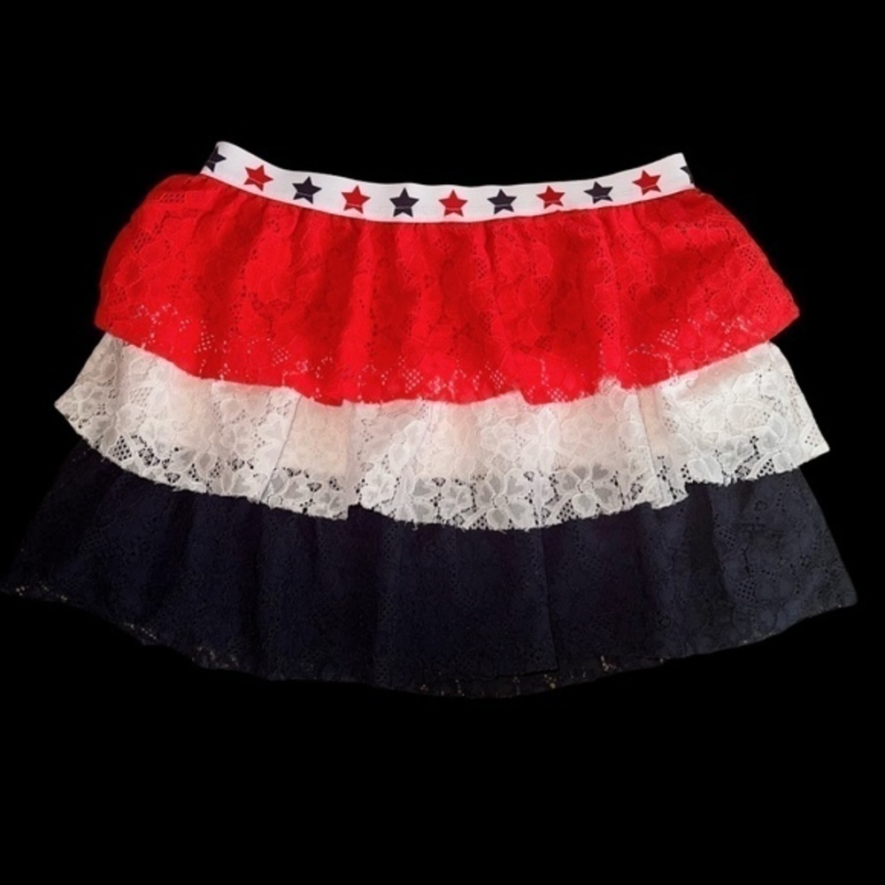 🥀 "Way To Celebrate" Patriotic Girl's Tutu - Picture 1 of 5